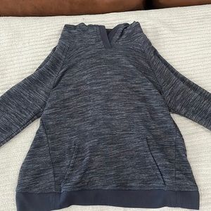 Grey and black Athleta girl long sleeve tee